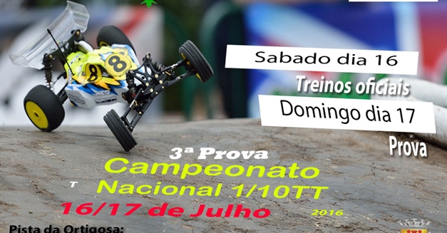 3ª Prova do Campeonato Nacional FEPRA de 1/10 TT (2wd e 4wd) - Informações